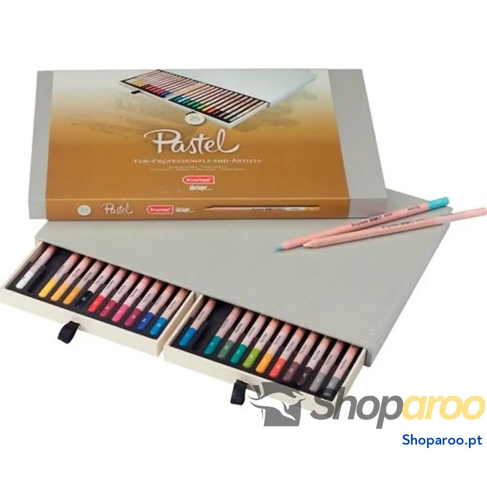 Lápis pastel Bruynzeel Design 24 Peças Estojo Multicolor