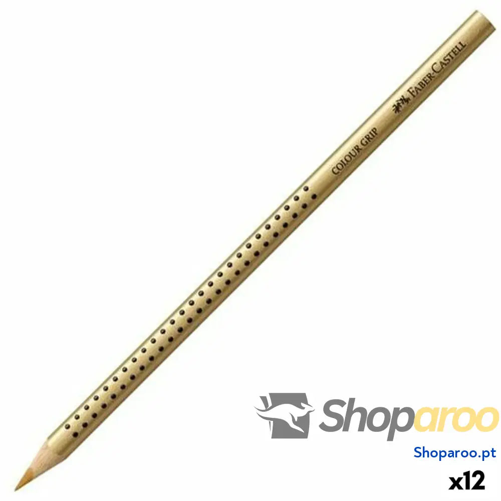 Lápiz de Cor Aquarela Faber-Castell Dourado (12 Unidades)