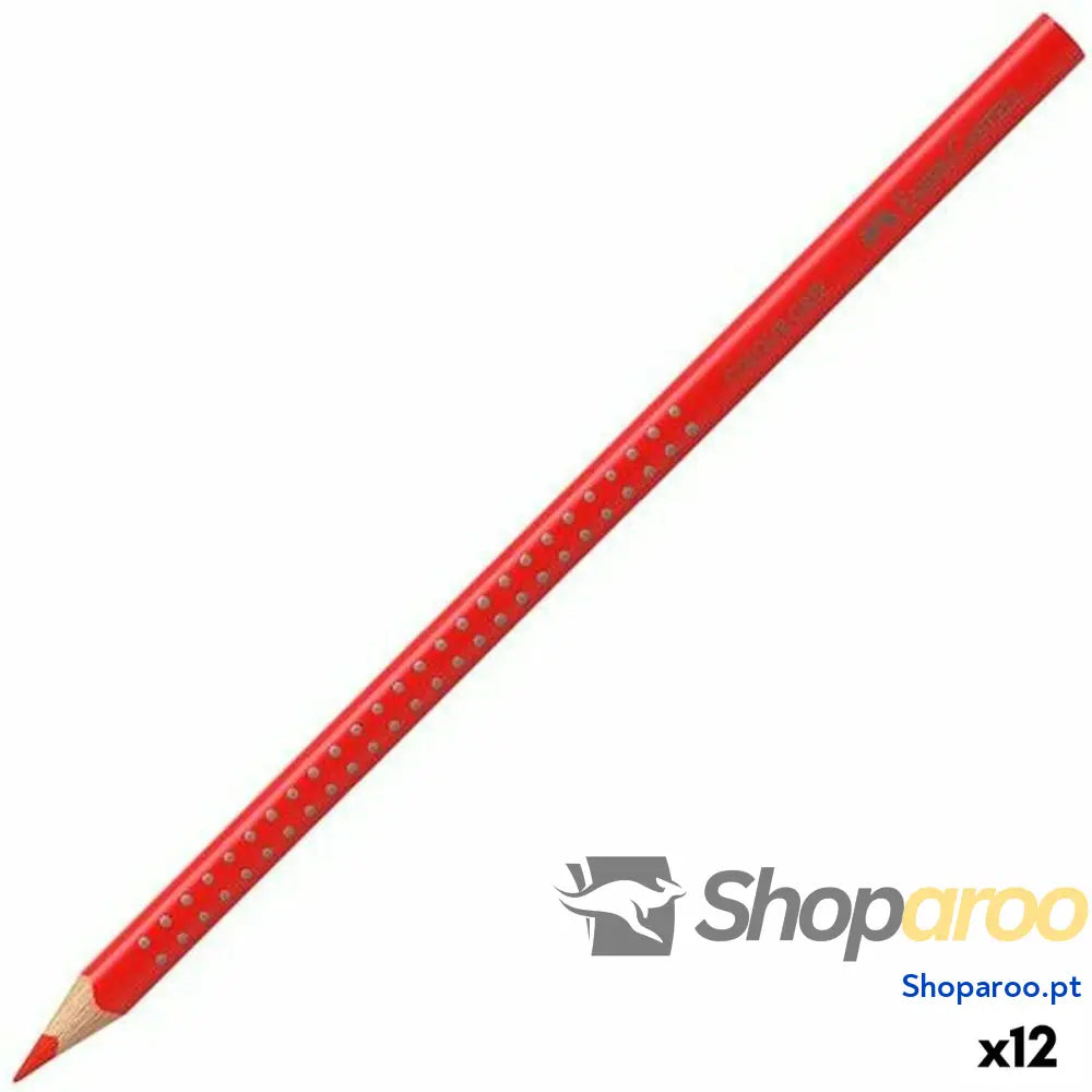 Lápiz de Cor Aquarela Faber-Castell Vermelho Escarlate Intenso (12 Unidades)