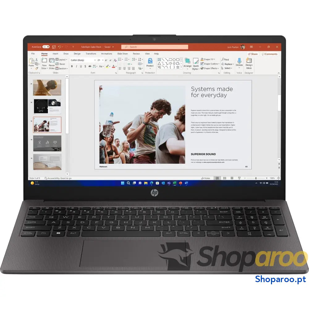 Laptop HP AL0G6AT16GB Qwerty espanhol 15,6" 8 GB RAM 256 GB SSD