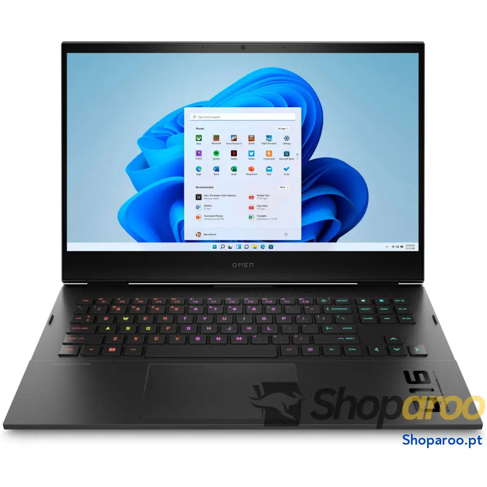 Laptop HP OMEN by HP Laptop 16-b1006ns 16,1" i7-12700H 16 GB RAM 1 TB SSD NVIDIA GeForce RTX 3060 Qwerty espanhol