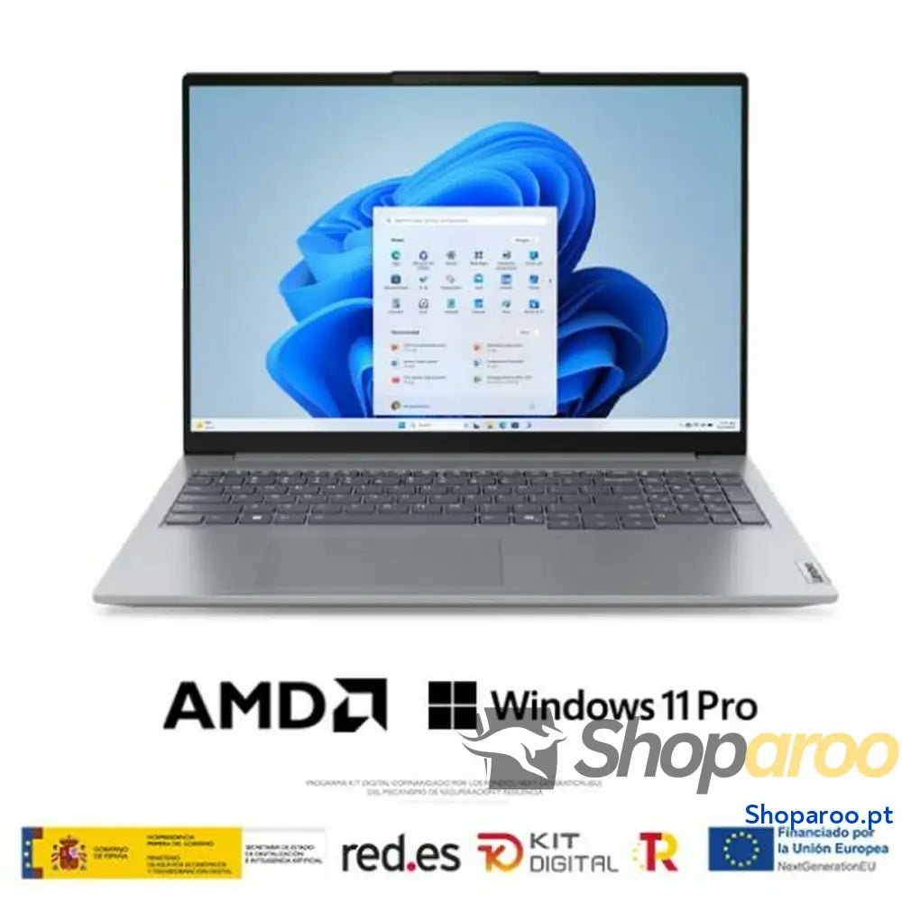 Laptop Lenovo 21MW0042SP 16" 16 GB RAM 512 GB SSD Qwerty espanhol AMD Ryzen 5 7535HS