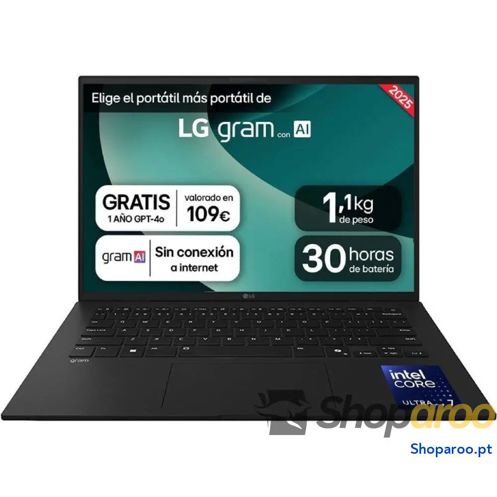Laptop LG 14ZD90T-G.AX78B 14" intel core ultra 7 16 GB RAM 1 TB SSD Qwerty espanhol