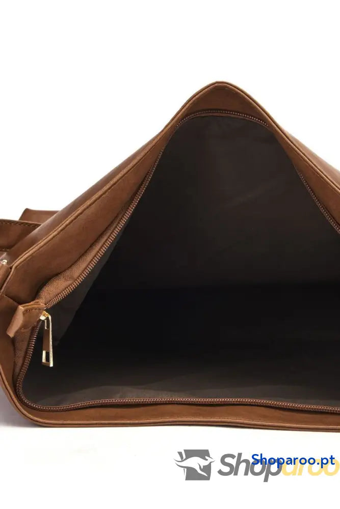 Large PU Leather Crossbody Bag