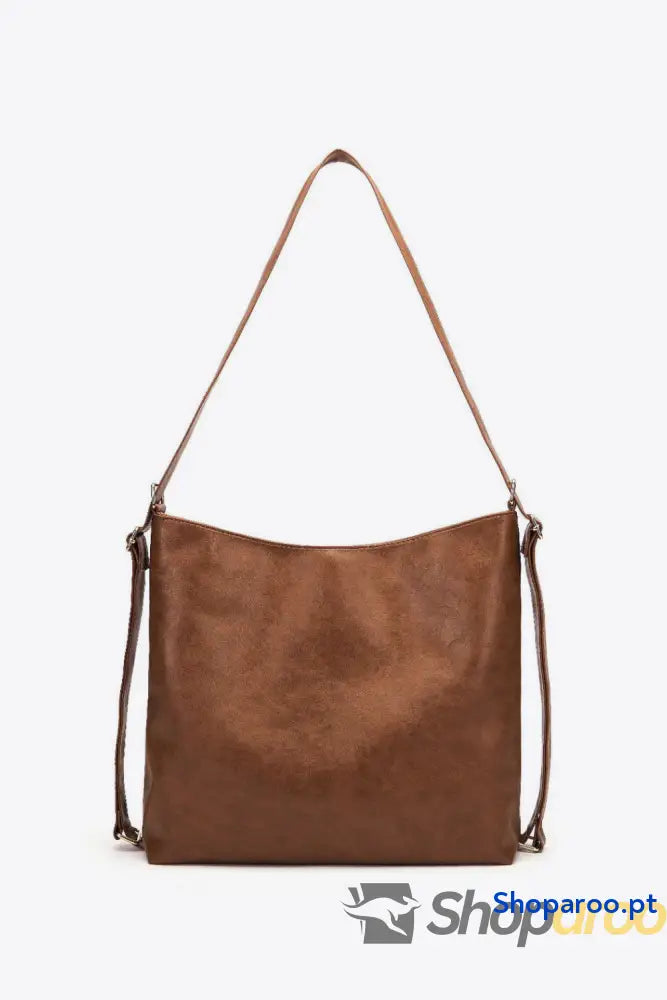 Large PU Leather Crossbody Bag