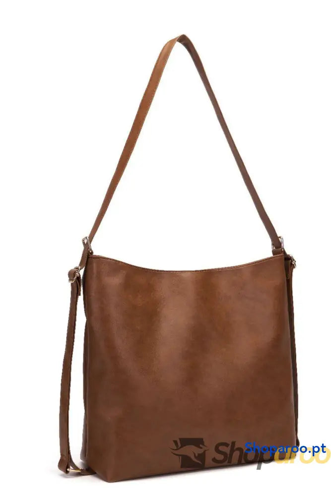 Large PU Leather Crossbody Bag