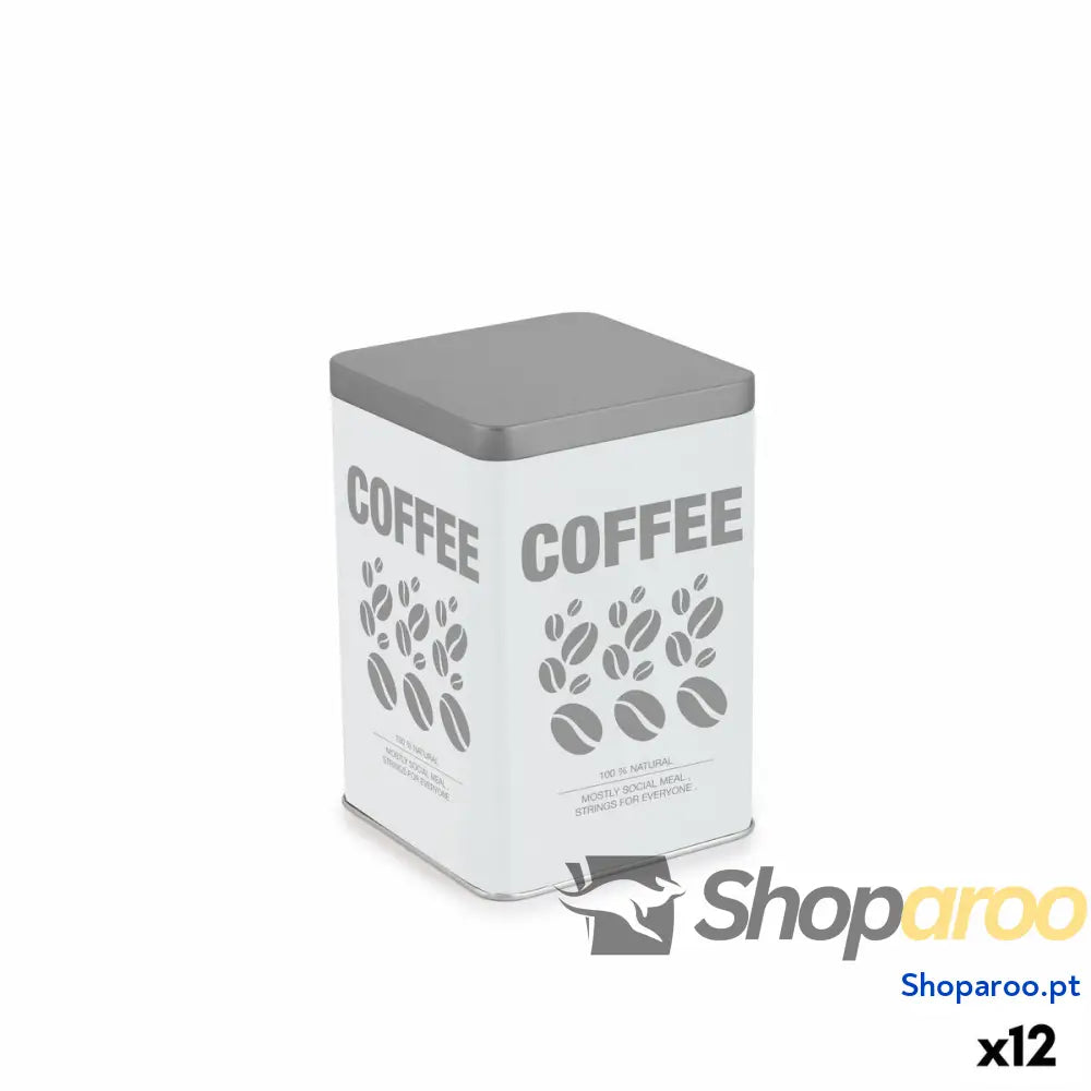 Lata de Metal Quttin COFFEE 10,5 x 15 cm (12 Unidades)