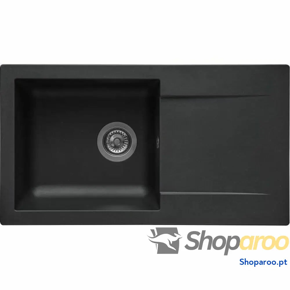 Lava-loiça Stradour 78 x 43,5 cm Preto mate Preto