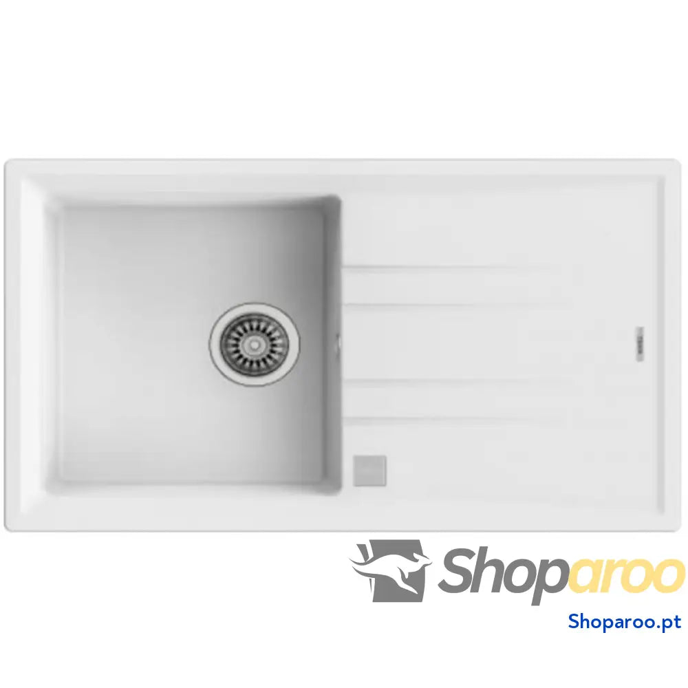 Lava-louça de Uma Cuba com Escorredor Teka Stone 50 B-TG 1C 1E