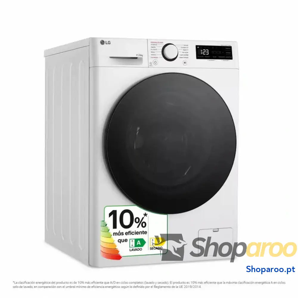 Lavadora Secadora Inteligente LG F4DR6011AGW 11 kg/6 kg 1400 rpm