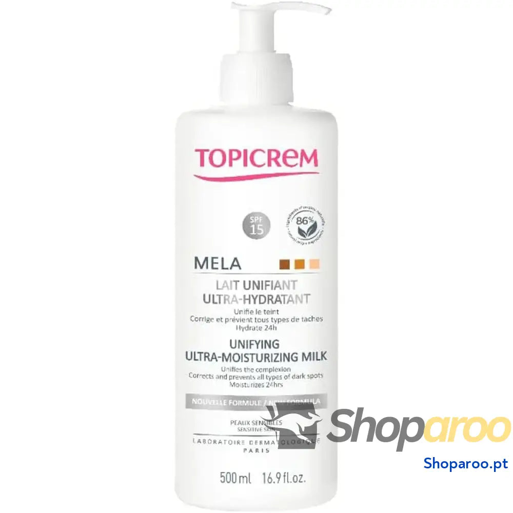 Leite Corporal Hidratante Topicrem Mela Antimanchas 500 ml