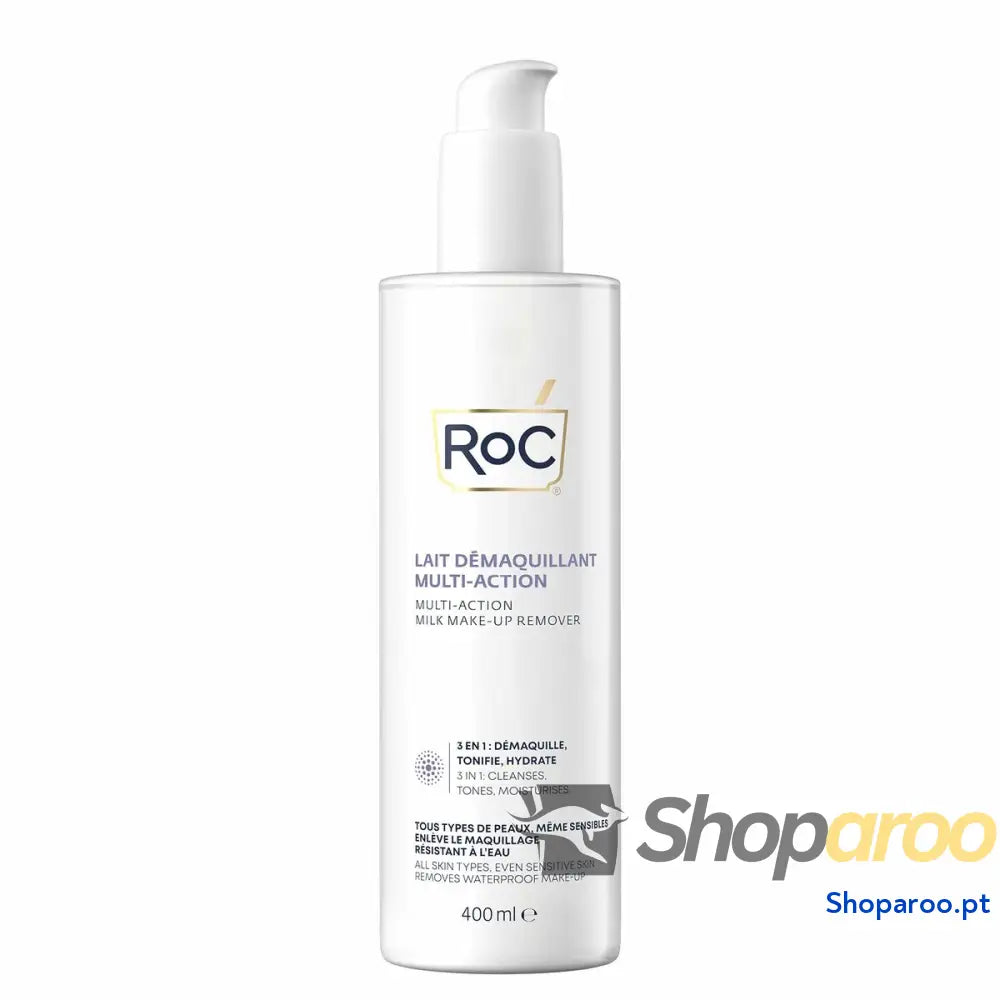 Leite Desmaquilhante Facial Roc 3 em 1 (400 ml)