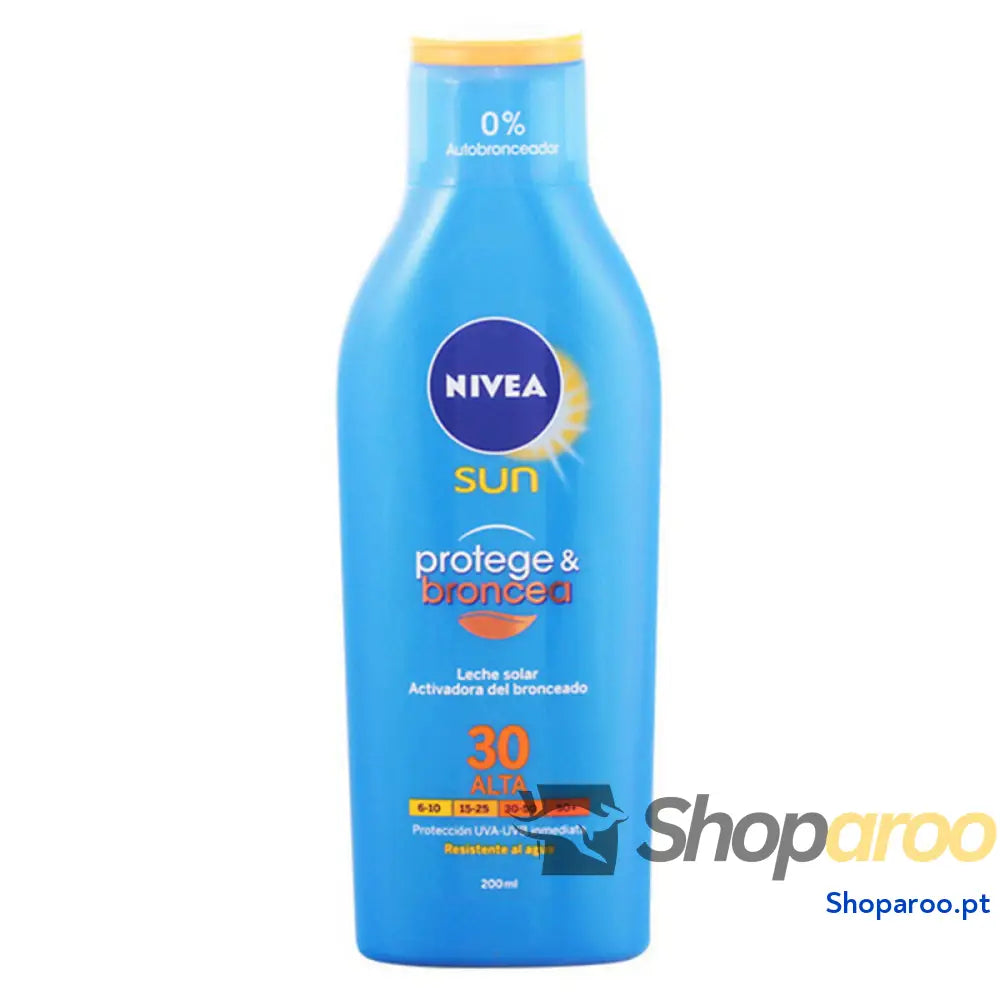 Leite Solar Protege & Broncea Nivea SPF 30 (200 ml) 30 (200 ml)