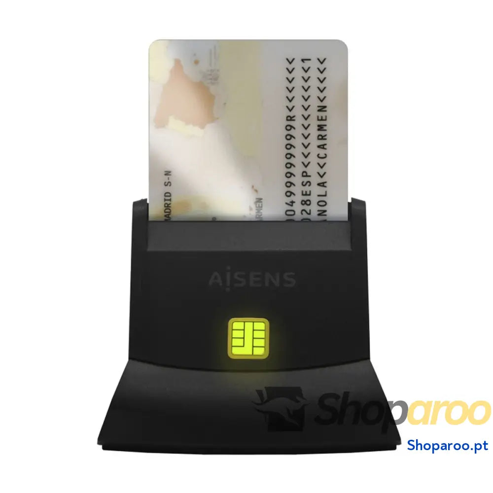Leitor de Cartões DNI/SIP Aisens ASCR-SN05-BK Preto