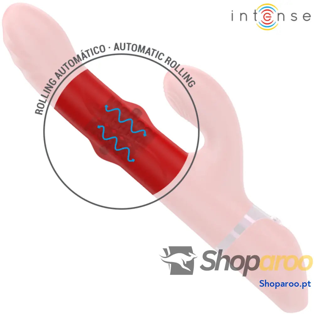 LELE VIBRADOR MULTIFUNCIONAL ROTATIVO & OSCILAÇÃO ESTIMULAÇÃO VERMELHO