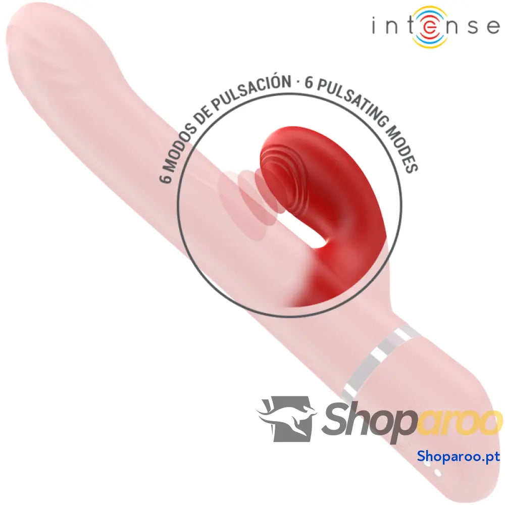 LELE VIBRADOR MULTIFUNCIONAL ROTATIVO & OSCILAÇÃO ESTIMULAÇÃO VERMELHO