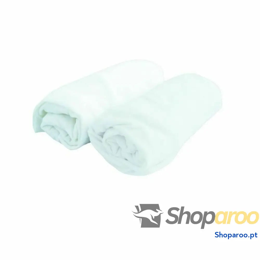 Lençol de baixo ajustável Domiva Doux Nid Branco 60 x 120 cm