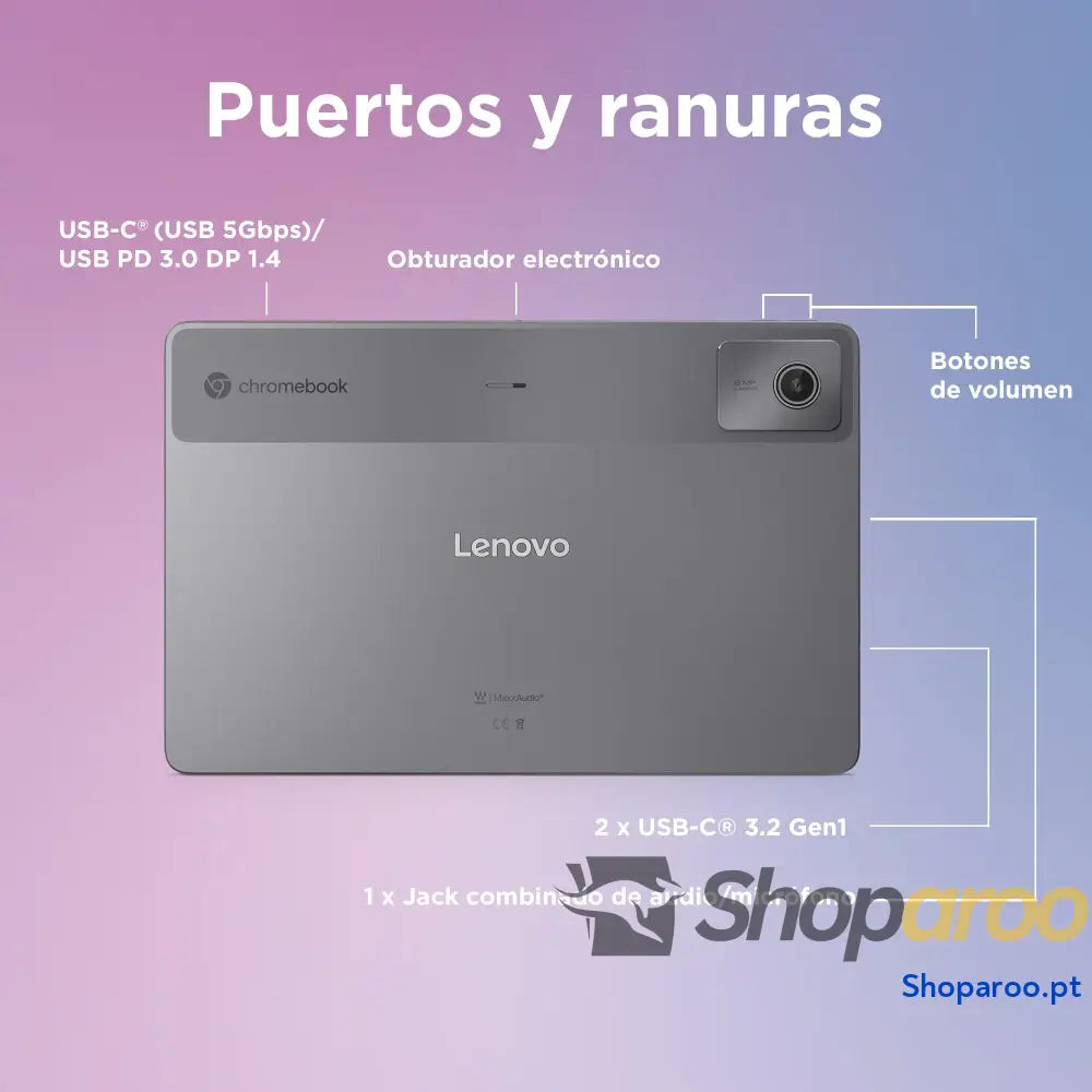 Lenovo IdeaPad Slim 3 Chromebook Gen 8 – Portátil 14’’ FHD (MediaTek Kompanio 520 4 GB de RAM 64 eMMC GPU Arm Mali-G52