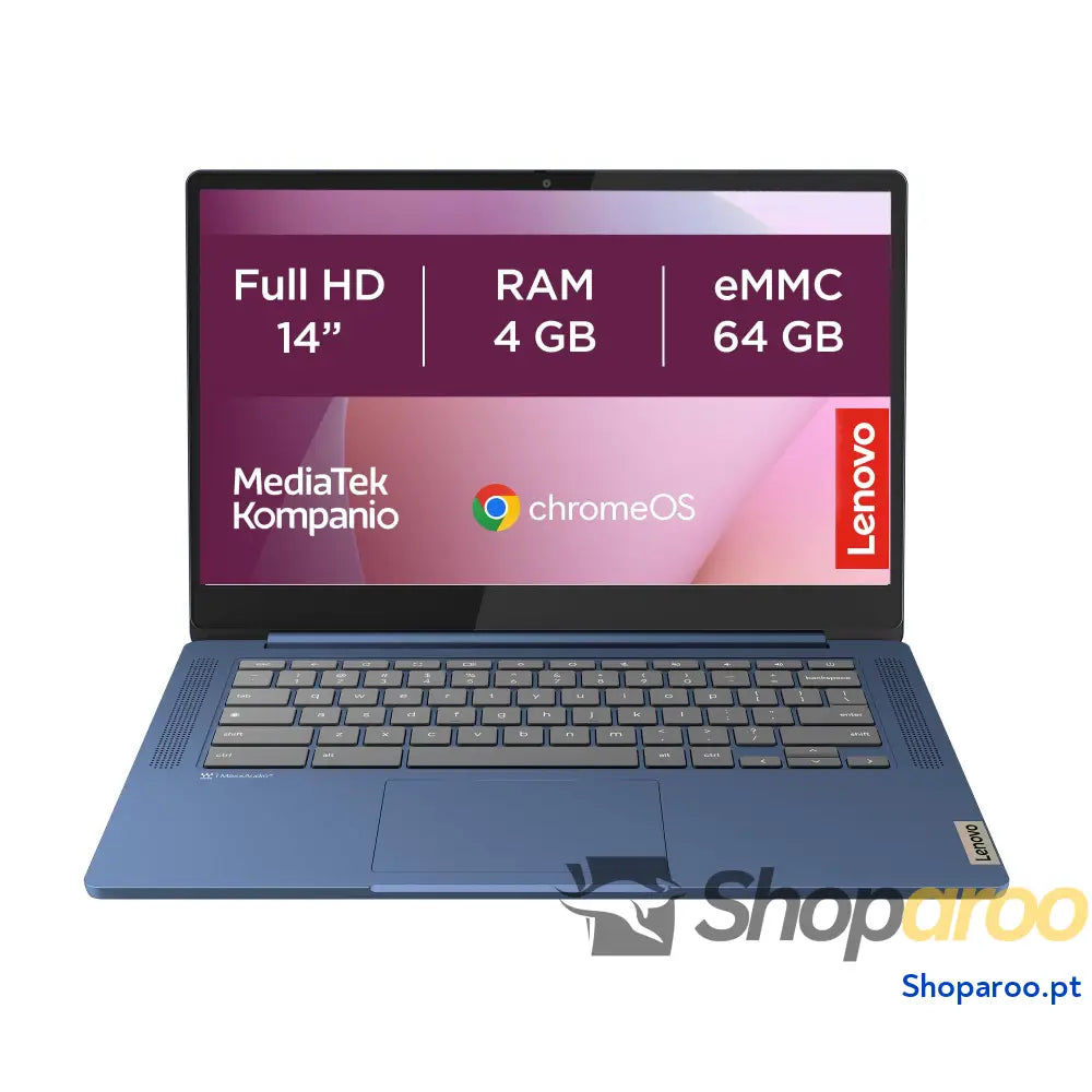 Lenovo IdeaPad Slim 3 Chromebook Gen 8 – Portátil 14’’ FHD (MediaTek Kompanio 520 4 GB de RAM 64 eMMC GPU Arm Mali-G52