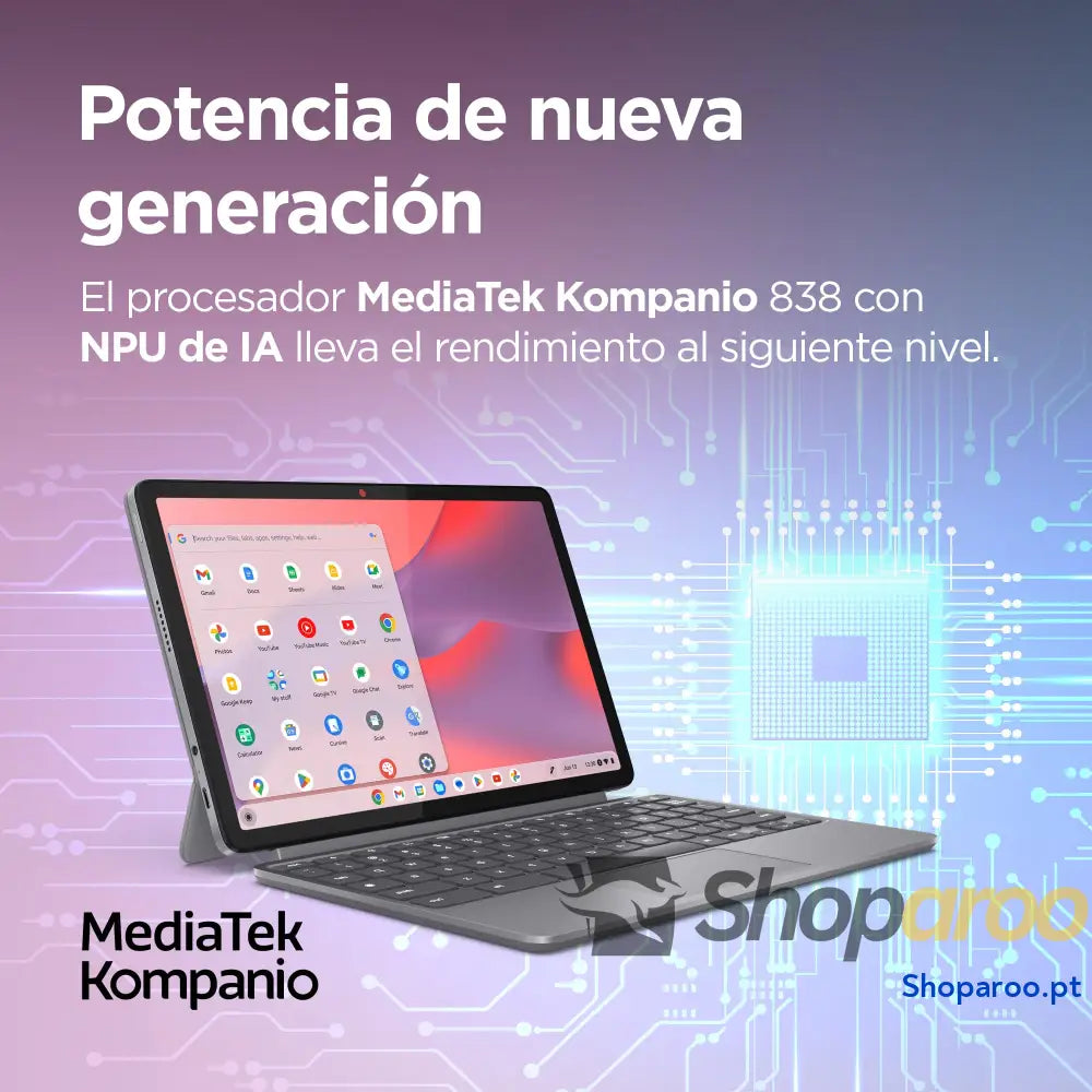Lenovo IdeaPad Slim 3 Chromebook Gen 8 – Portátil 14’’ FHD (MediaTek Kompanio 520 4 GB de RAM 64 eMMC GPU Arm Mali-G52