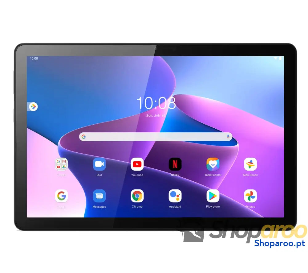 Lenovo Tab – Tablet 10,1’’ WUXGA (MediaTek Helio G85 4 GB de RAM 64 60 Hz 2 altifalantes Wi Fi 5 Bluetooth 5.3 Android