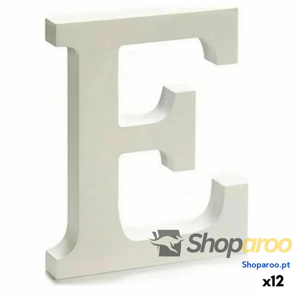 Letra Pincello E Branco 1,8 x 21 17 cm (12 Unidades)