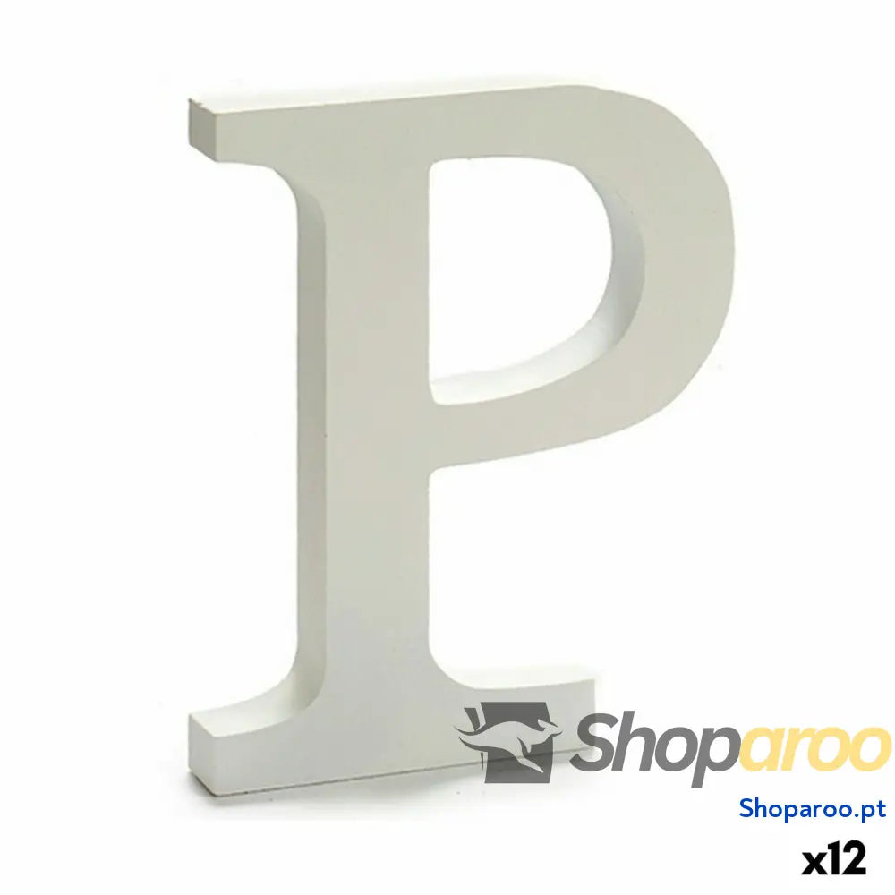 Letra Pincello P 1,8 x 21 17 cm (12 Unidades)