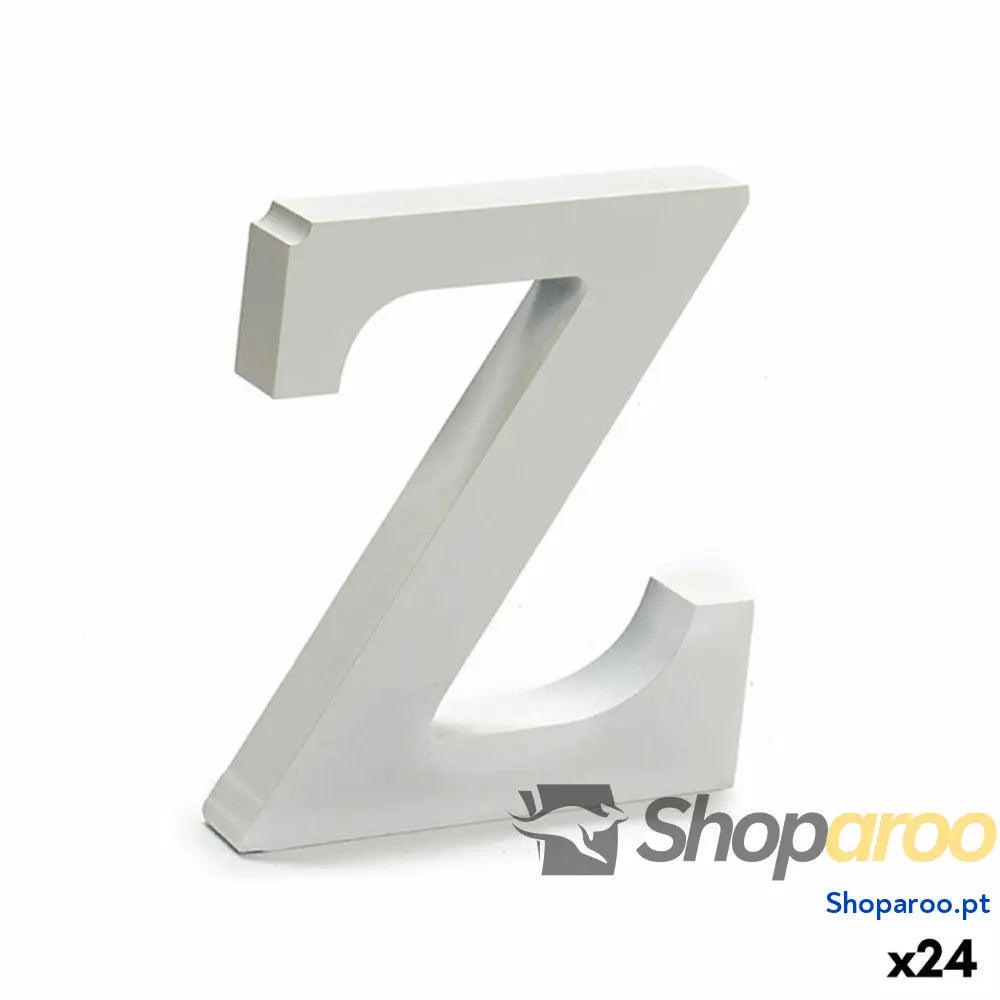 Letra Pincello Z Branco 2 x 16 14,5 cm (24 Unidades)
