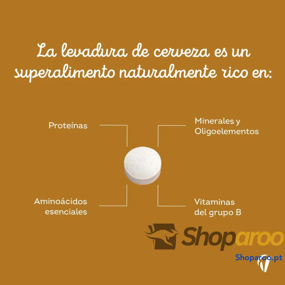 Levedura de Cerveja 1100 mg com Vitaminas B Zinco e Selénio 120 Comprimidos