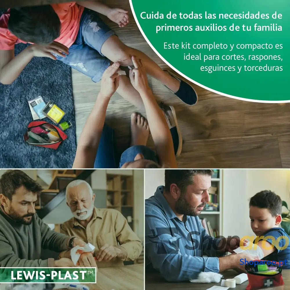 Kit Completo De Primeros Auxilios 92 Piezas Al Aire Libre Que Cumple Con Las Normas Europeas Para Interiores Y