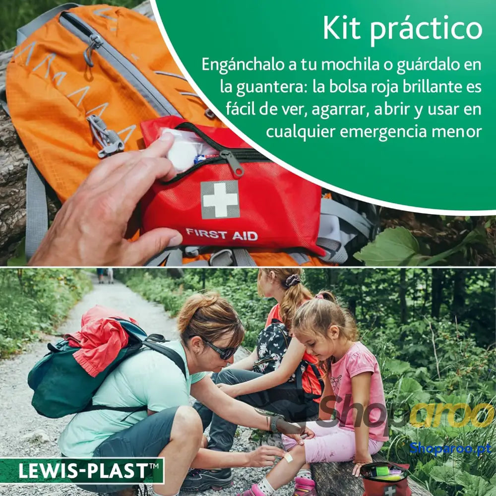 Kit Completo De Primeros Auxilios 92 Piezas Al Aire Libre Que Cumple Con Las Normas Europeas Para Interiores Y