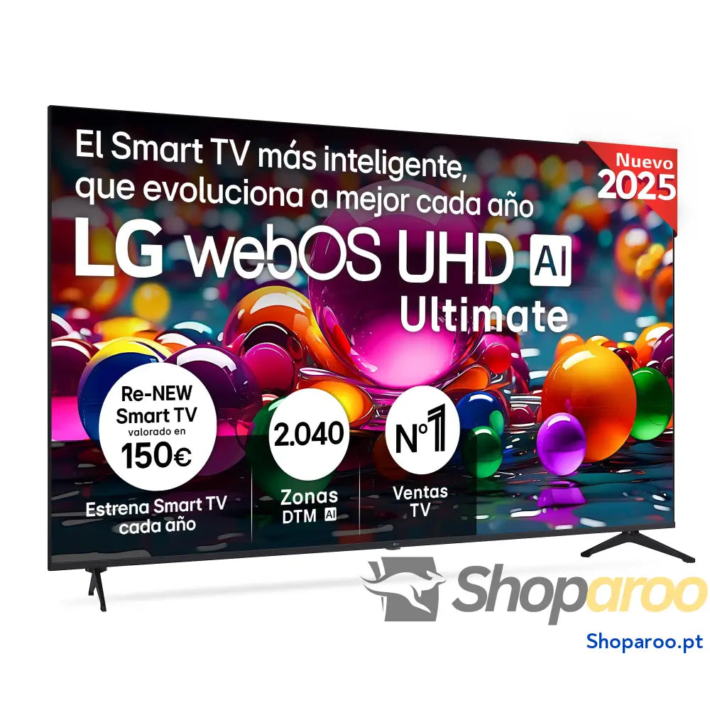 LG 43UA73006LA Televisão 43’’ UHD 4K WebOS 25 Ultimate IA HDR10 Pro Super Upscaling Dolby Digital Plus Google Assistant