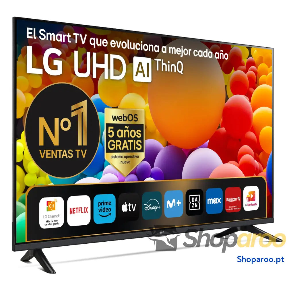 LG 43UA73006LA Televisão 43’’ UHD 4K WebOS 25 Ultimate IA HDR10 Pro Super Upscaling Dolby Digital Plus Google Assistant