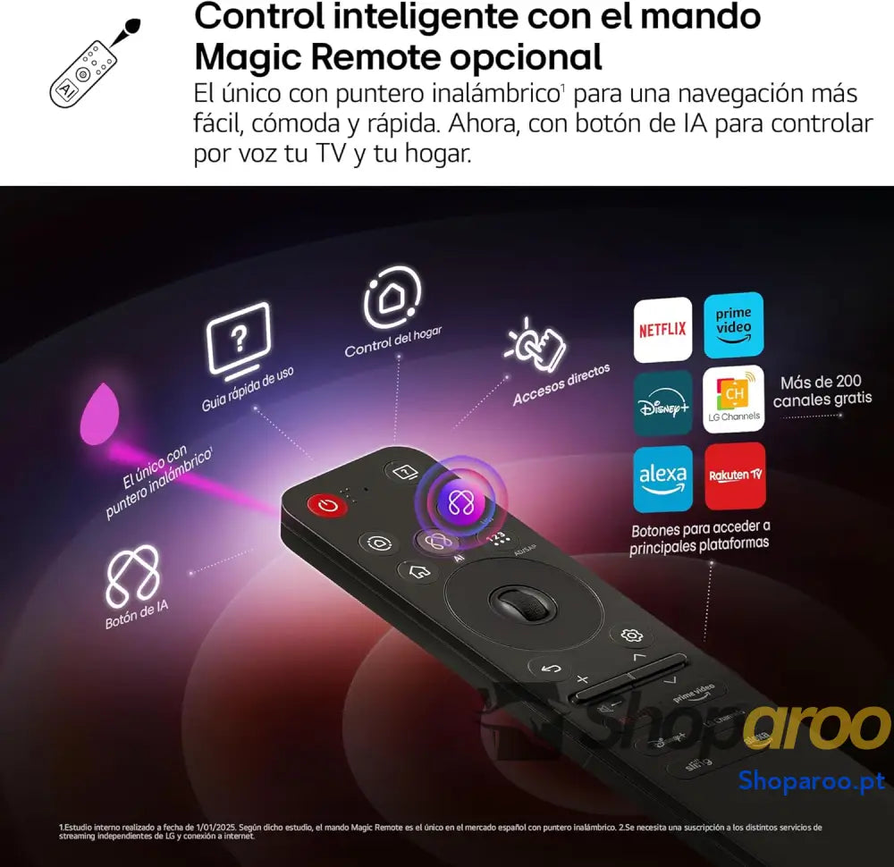 LG 43UA73006LA Televisão 43’’ UHD 4K WebOS 25 Ultimate IA HDR10 Pro Super Upscaling Dolby Digital Plus Google Assistant