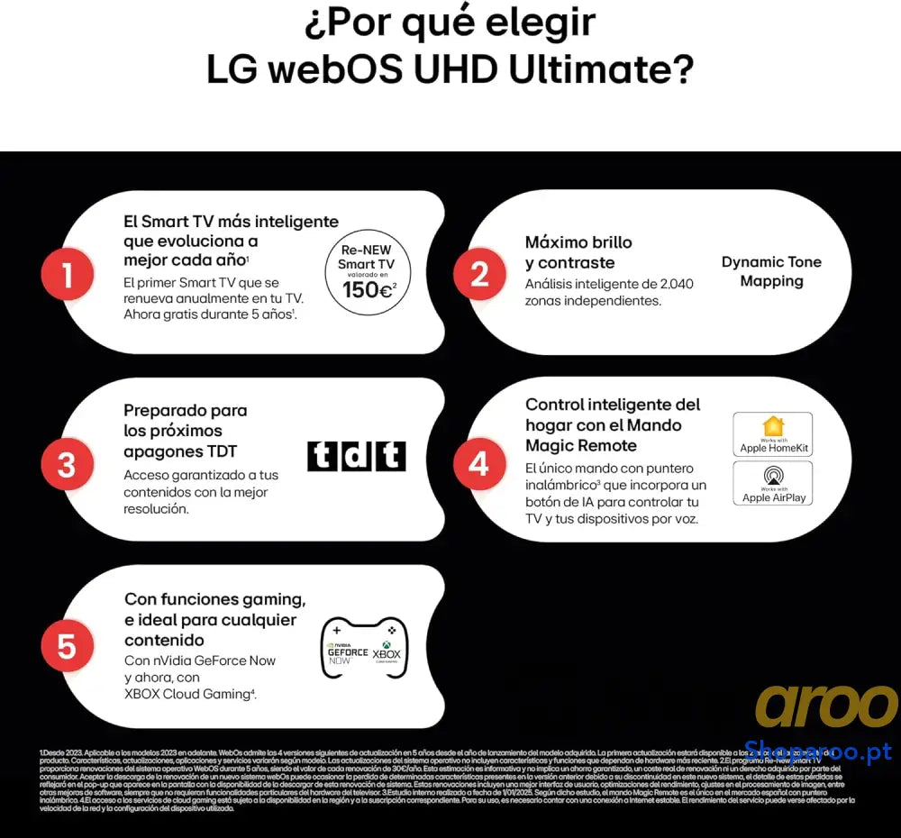 LG 43UA73006LA Televisão 43’’ UHD 4K WebOS 25 Ultimate IA HDR10 Pro Super Upscaling Dolby Digital Plus Google Assistant