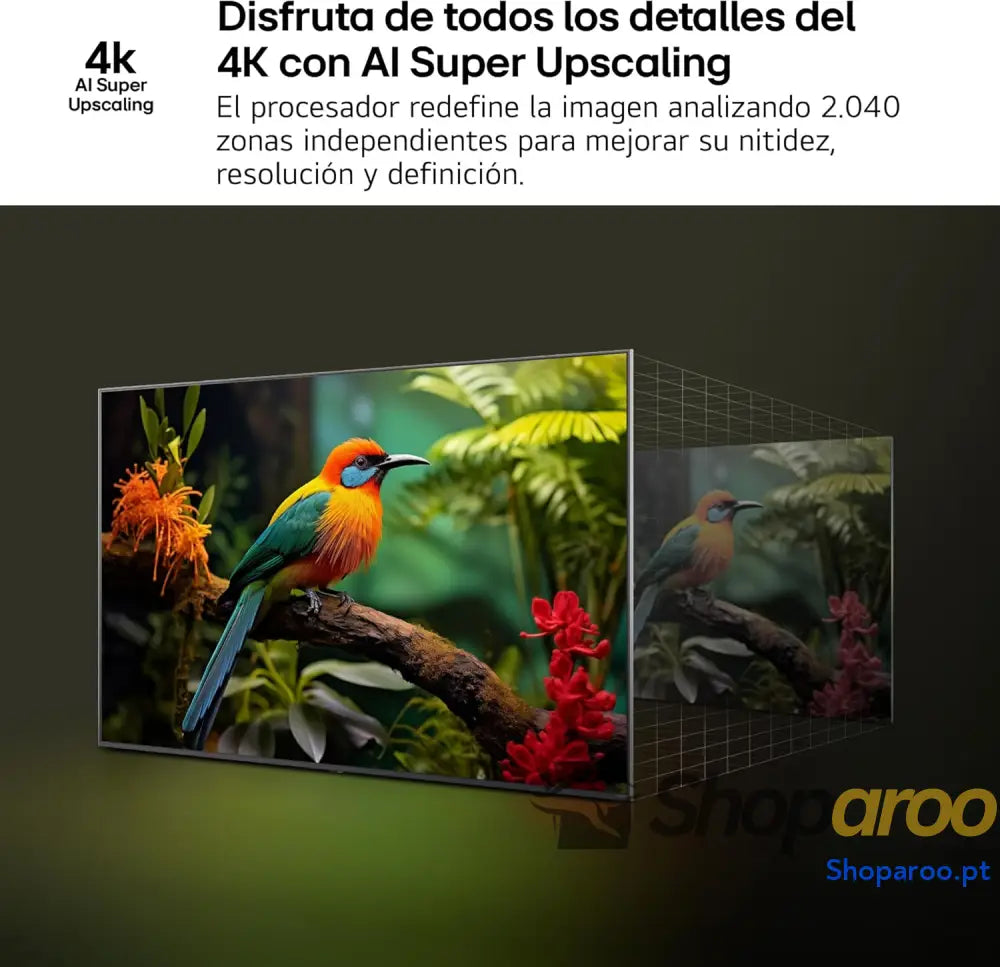LG 43UA73006LA Televisão 43’’ UHD 4K WebOS 25 Ultimate IA HDR10 Pro Super Upscaling Dolby Digital Plus Google Assistant