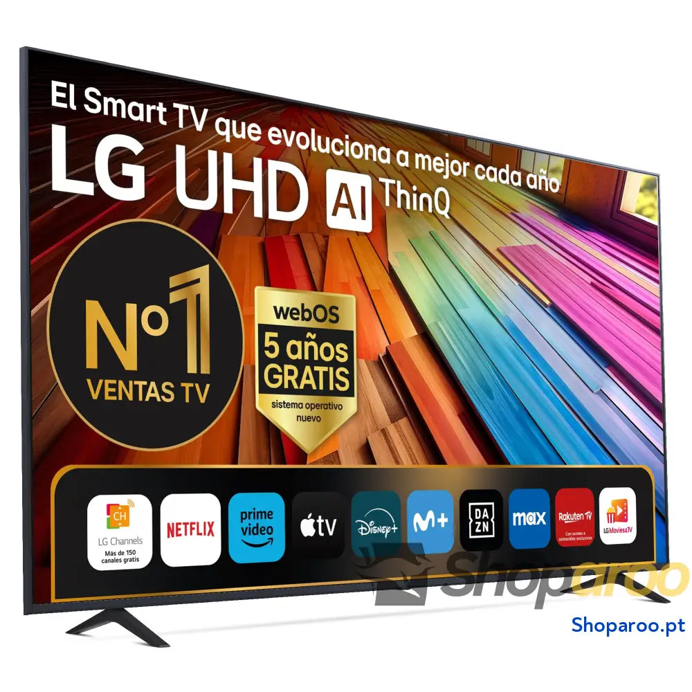 LG 43UA73006LA Televisão 43’’ UHD 4K WebOS 25 Ultimate IA HDR10 Pro Super Upscaling Dolby Digital Plus Google Assistant