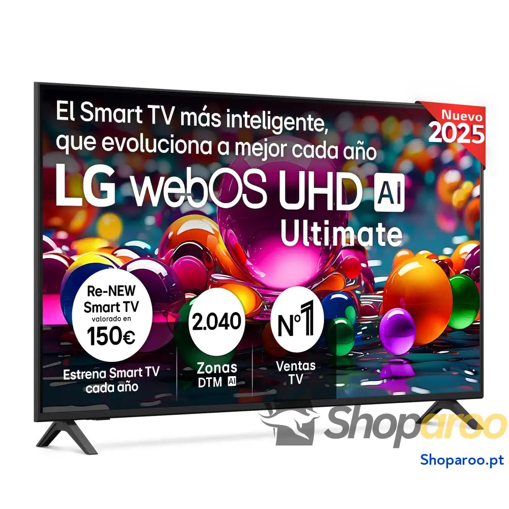 LG 43UT73006LA 43’’ UHD 4K série UT73 Smart TV WebOS24 Processador a5 HDR10 Dolby Digital Plus SmartTV 3840x2160 preto
