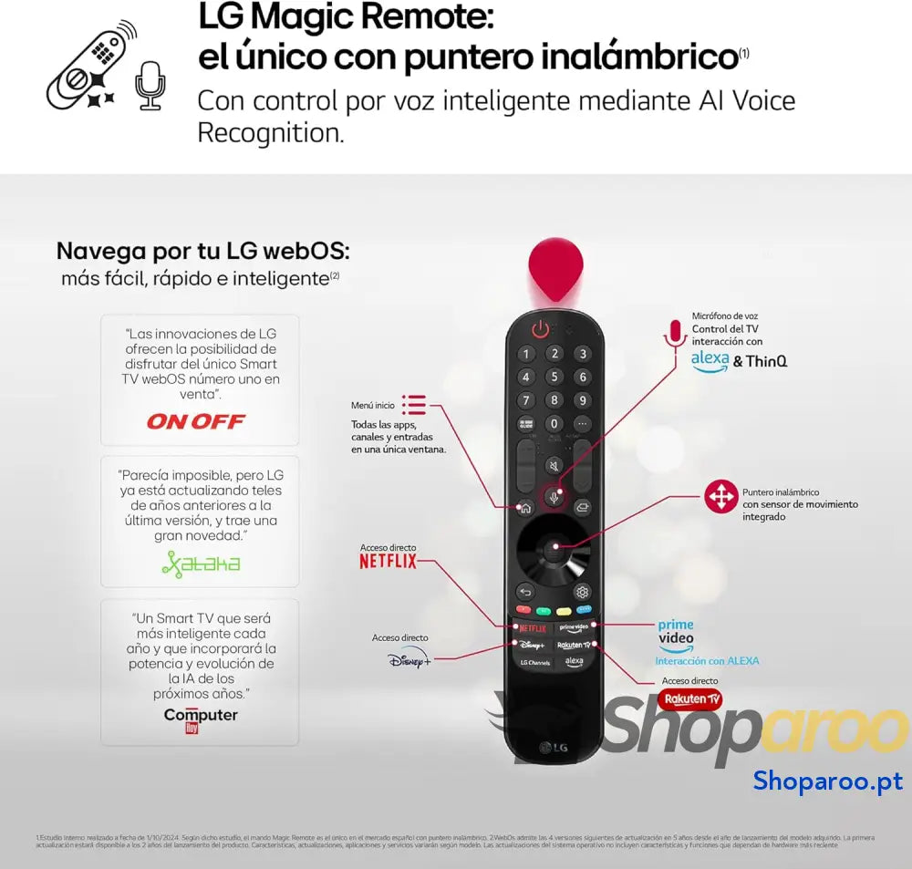 LG 43UT73006LA 43’’ UHD 4K série UT73 Smart TV WebOS24 Processador a5 HDR10 Dolby Digital Plus SmartTV 3840x2160 preto