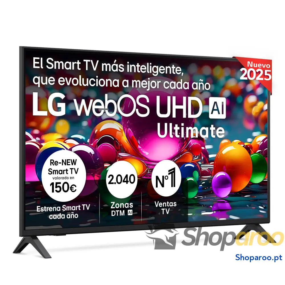LG 43UT73006LA 43’’ UHD 4K série UT73 Smart TV WebOS24 Processador a5 HDR10 Dolby Digital Plus SmartTV 3840x2160 preto