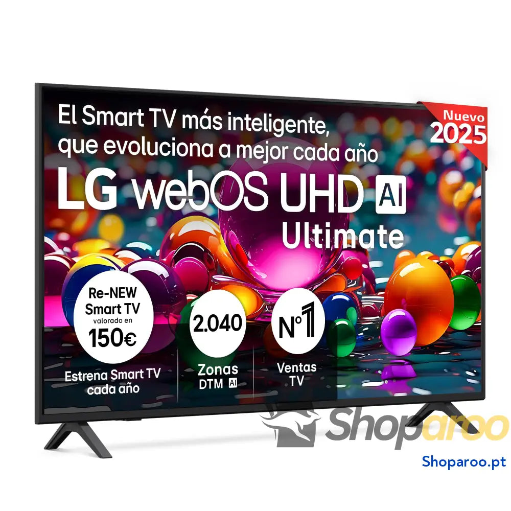 LG 43UT73006LA 43’’ UHD 4K série UT73 Smart TV WebOS24 Processador a5 HDR10 Dolby Digital Plus SmartTV 3840x2160 preto