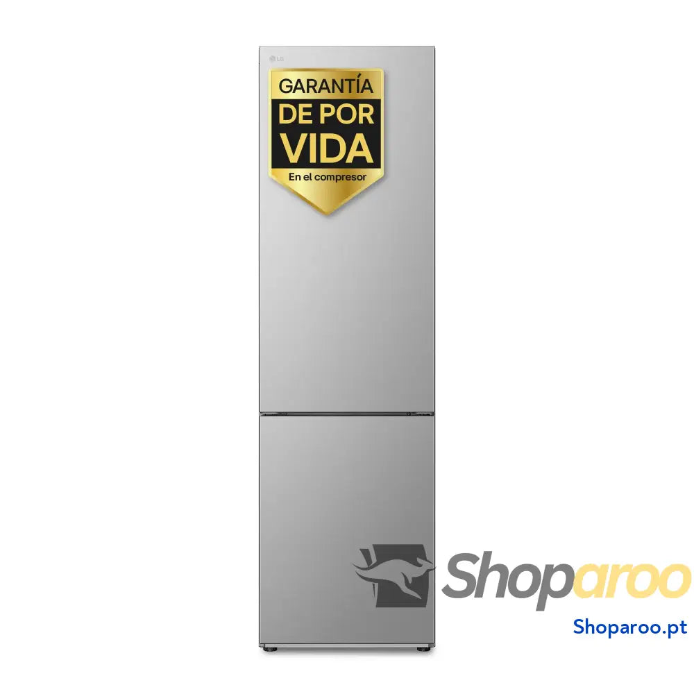 LG GBP61DSPGN.ADSQEUR Frigorífico Combi Door Cooling+ 1,86 m classificação D capacidade de 374 l aço inoxidável grafite