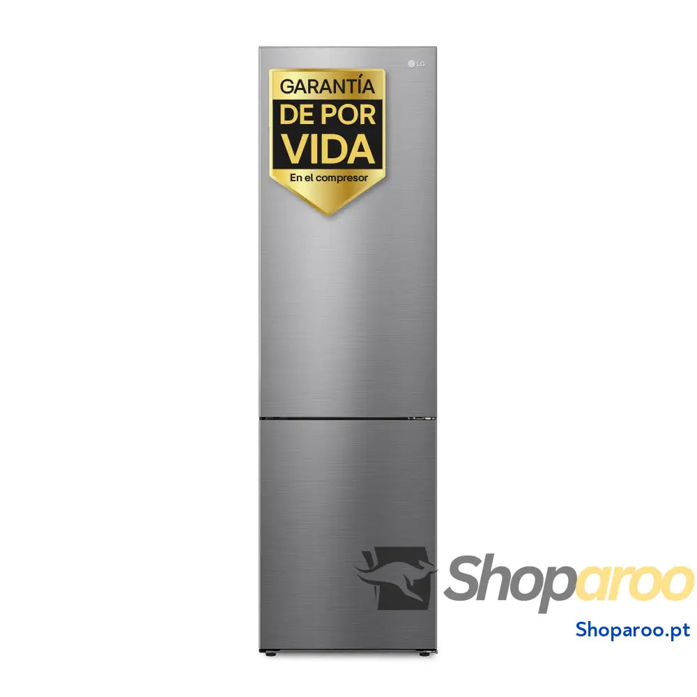 LG GBP61DSPGN.ADSQEUR Frigorífico Combi Door Cooling+ 1,86 m classificação D capacidade de 374 l aço inoxidável grafite