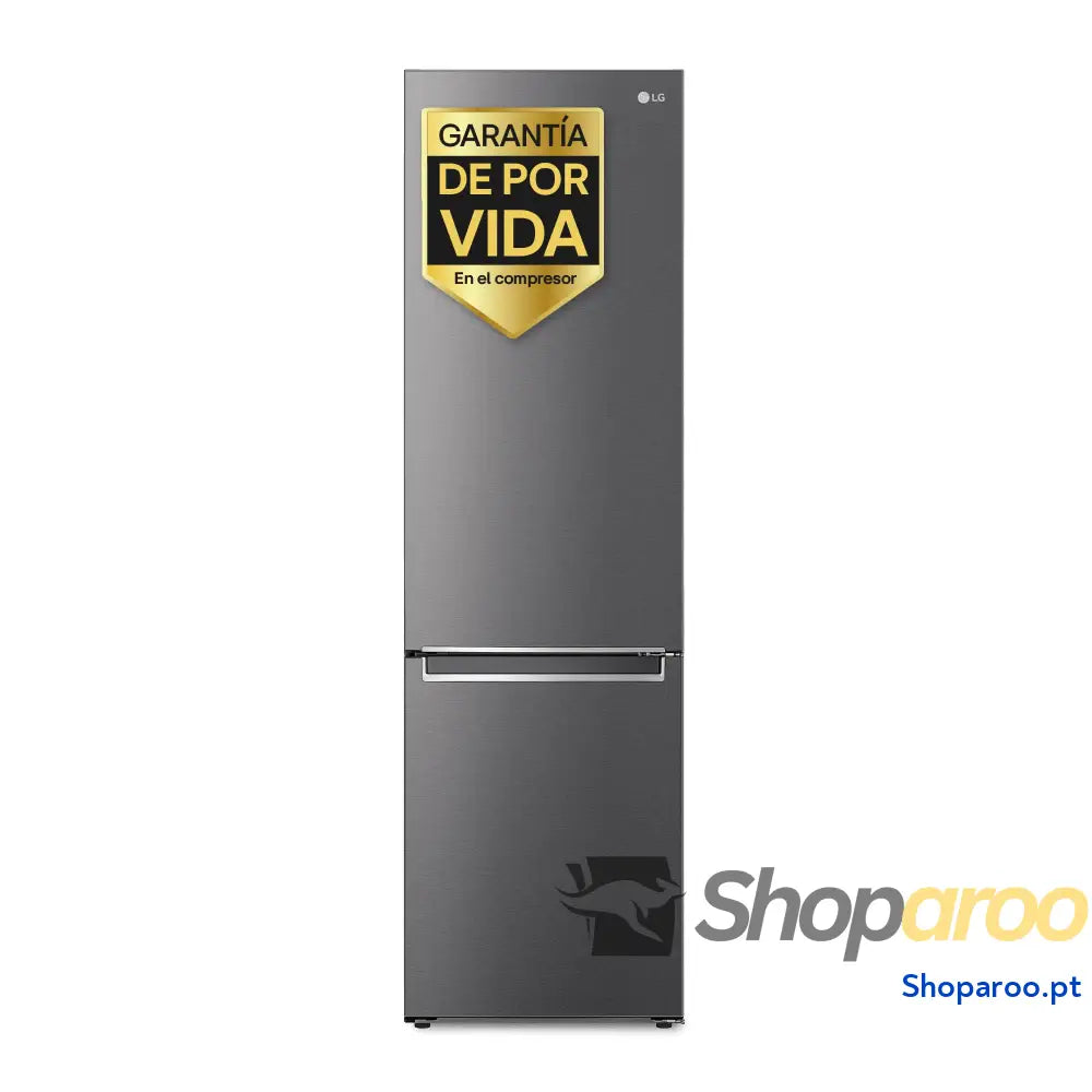 LG GBP61DSPGN.ADSQEUR Frigorífico Combi Door Cooling+ 1,86 m classificação D capacidade de 374 l aço inoxidável grafite