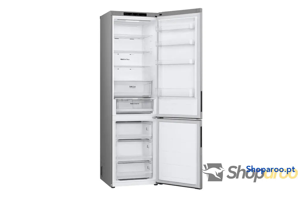 LG GBP61DSPGN.ADSQEUR Frigorífico Combi Door Cooling+ 1,86 m classificação D capacidade de 374 l aço inoxidável grafite