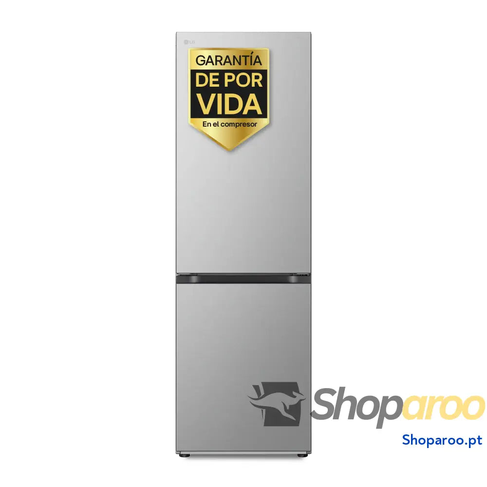 LG GBP61DSPGN.ADSQEUR Frigorífico Combi Door Cooling+ 1,86 m classificação D capacidade de 374 l aço inoxidável grafite