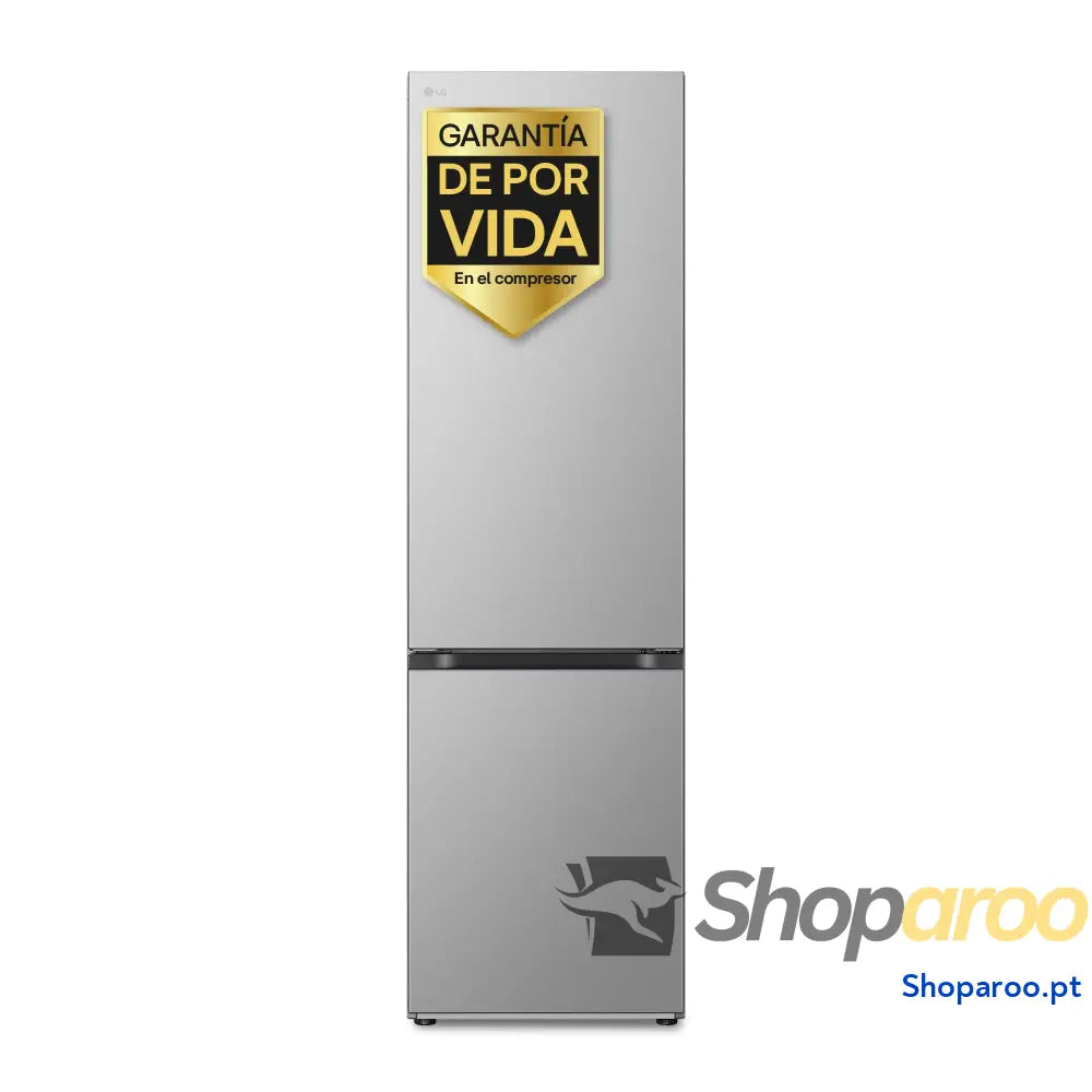 LG GBP61DSPGN.ADSQEUR Frigorífico Combi Door Cooling+ 1,86 m classificação D capacidade de 374 l aço inoxidável grafite