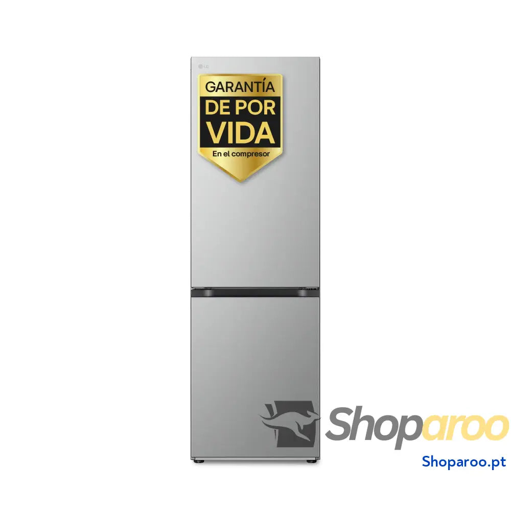 LG GBP61DSPGN.ADSQEUR Frigorífico Combi Door Cooling+ 1,86 m classificação D capacidade de 374 l aço inoxidável grafite