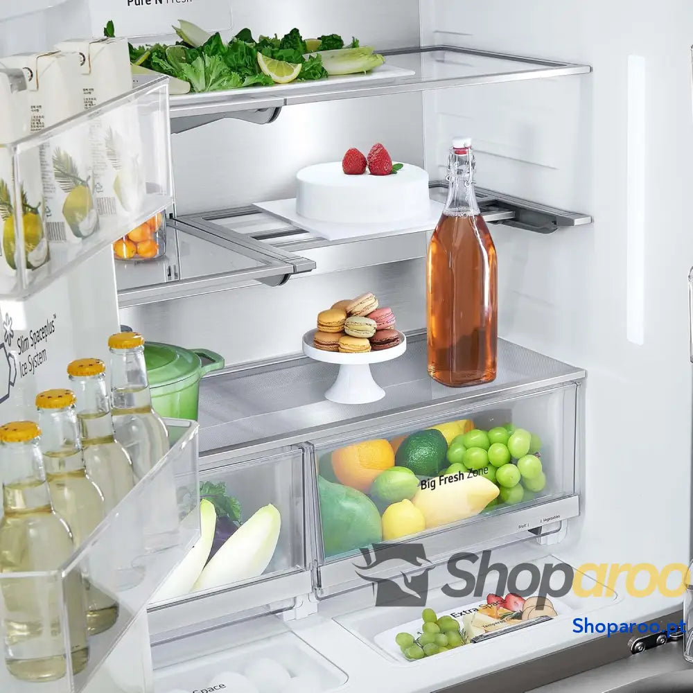 LG GML960PYBE Frigorífico americano frigorífico combinado Door Clooning+ classificação E 641 L anti impressões digitais
