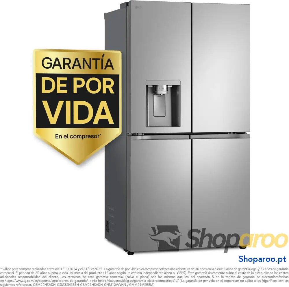 LG GML960PYBE Frigorífico americano frigorífico combinado Door Clooning+ classificação E 641 L anti impressões digitais